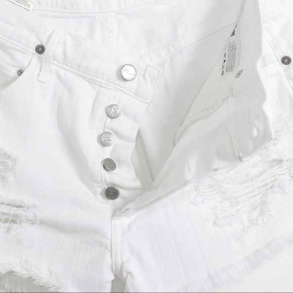 CoH Chloe high waist cut off distressed shorts 27 - Picture 6 of 10